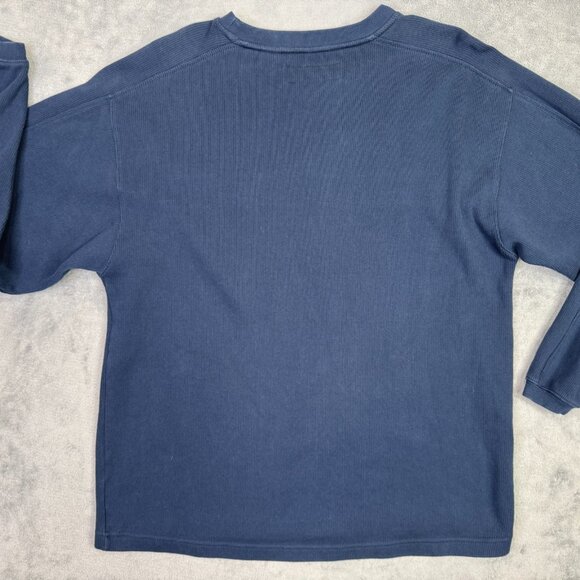 Point Zero Sweater Sweatshirt Mens Large L Blue Pullover Skater Vintage Y2K 90s - Picture 6 of 8
